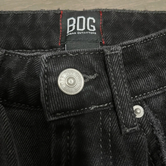 BDG Urban Outfitters Color Block Black Jeans. Raw Hem. Size 26 - Picture 4 of 8